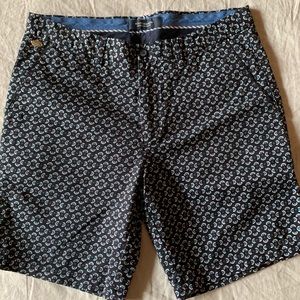 Scotch & Soda Patterned Flat Front Shorts